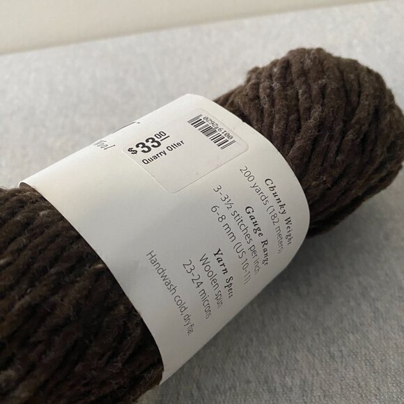 NWT Brooklyn Tweed Quarry Colour Otter Lot of 1 - Picture 7 of 8